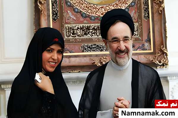 سید محمد خاتمی و نعیمه اشراقی