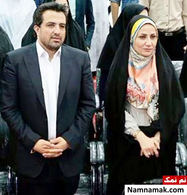 محمدرضا حسینی بای و همسرش
