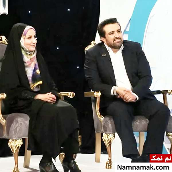محمدرضا حسینی بای و همسرش
