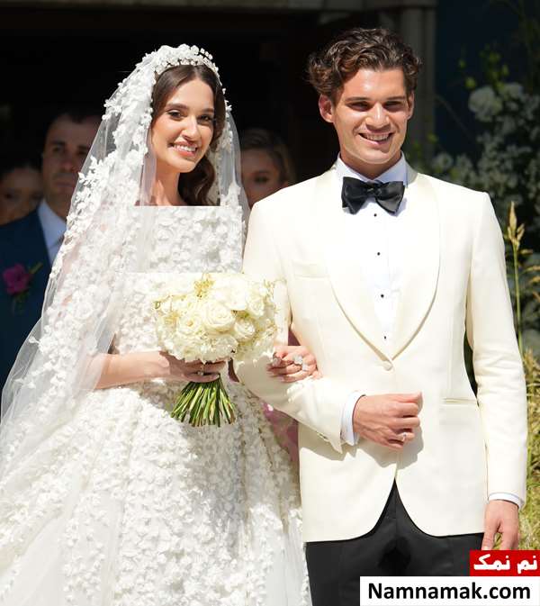 مراسم ازدواج ایانیس هاجی و همسرش النا تاناسه