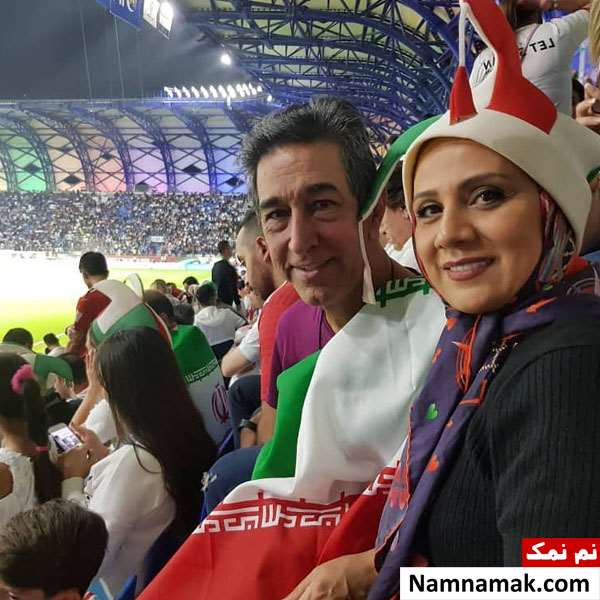 مجید اوجی و همسرش فلورا سام