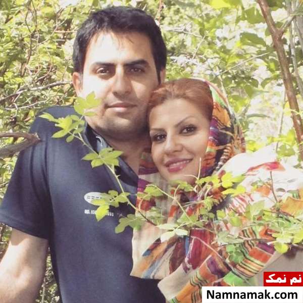 عکس محمد امین نبی اللهی در کنار همسرش حدیثا زمانی