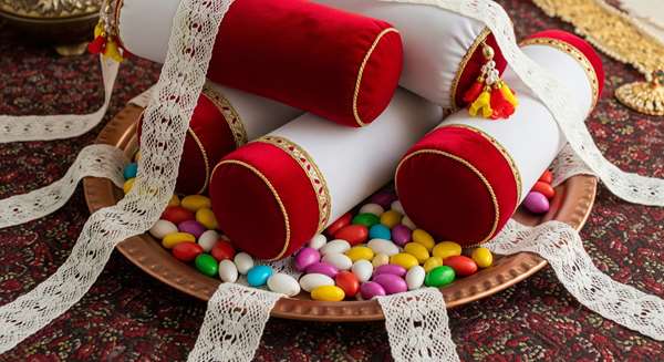 آموزش دوخت بالش لوله ای عروس