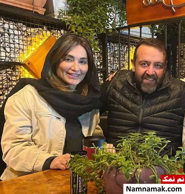 بهرنگ توفیقی و همسرش سولماز حسینی
