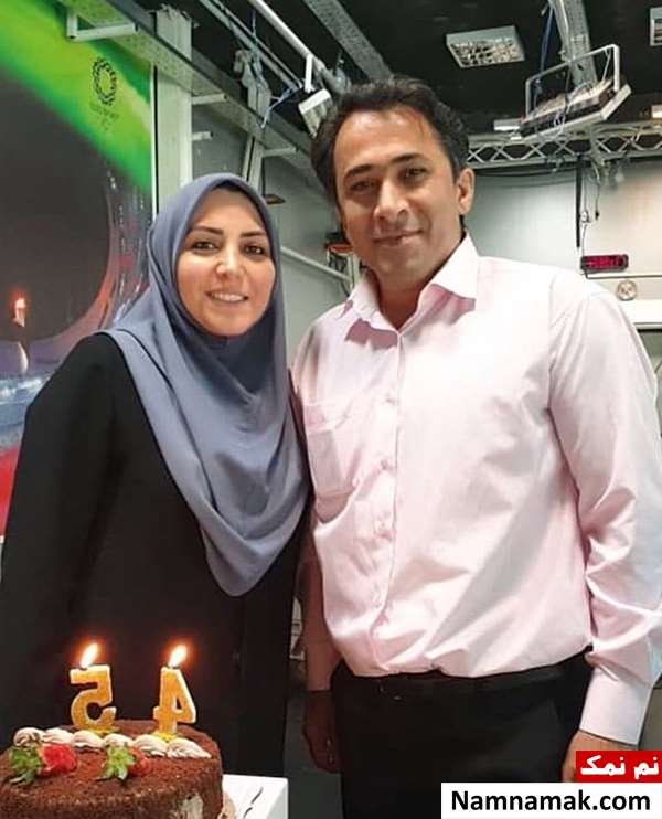 المیرا شریفی مقدم و همسرش داوود عابدی