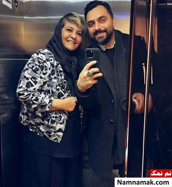 رابعه اسکویی و همسرش