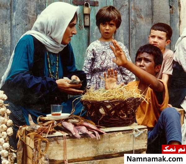 سوسن تسلیمی و عدنان عفراویان در فیلم باشو غریبه کوچک