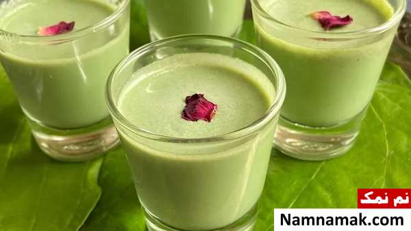 طرز تهیه موس طالبی با شیر