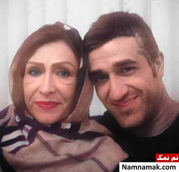 پژمان جمشیدی و مادرش