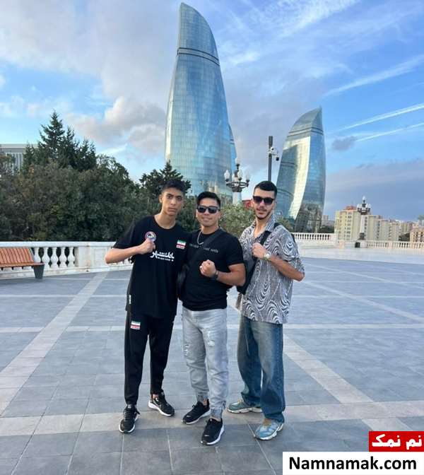 کاپ جهانی کیک بوکسینگ در کشور آذربایجان شهر باکو امین حسینیان - مسعود رسولی - ابوالفضل عباسی