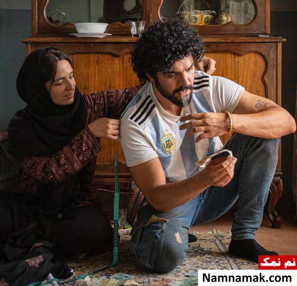 سینا مهراد و گلاره عباسی در فیلم شادروان