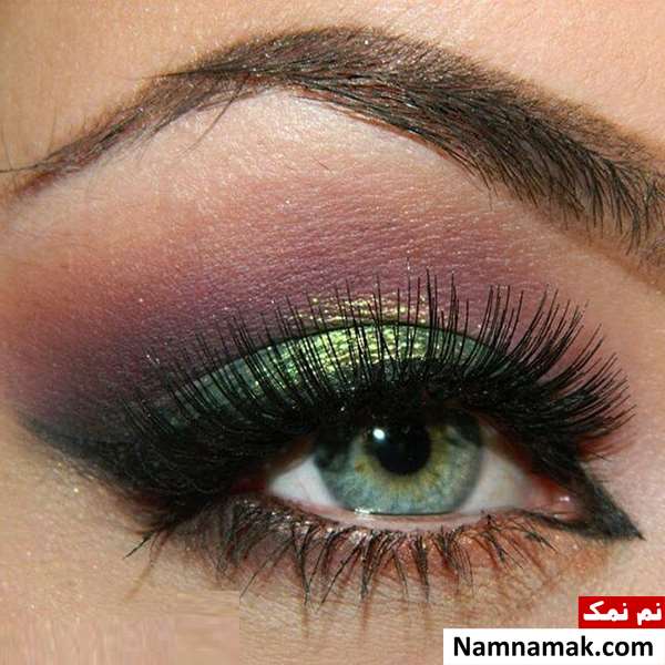 ترکیب رنگ سایه چشم دخترانه