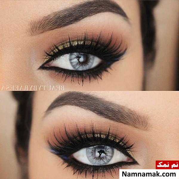 ترکیب رنگ سایه چشم دخترانه