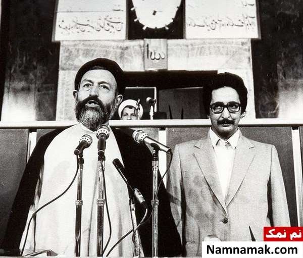 زندگینامه ابوالحسن بنی صدر و همسرش ابوالحسن بنی صدر و سید محمد بهشتی
