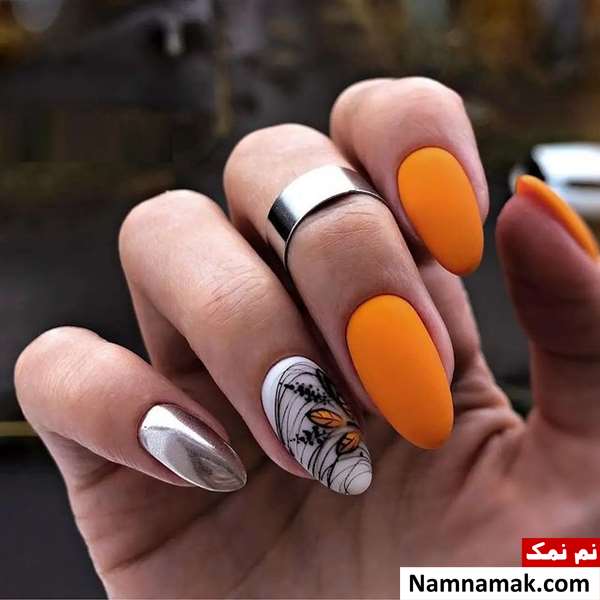 طراحی ناخن ساده با لاک