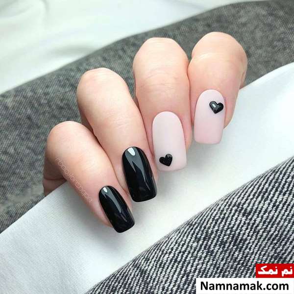 طراحی ناخن ساده با لاک