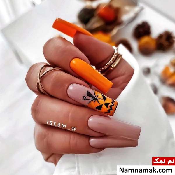 عکس دیزاین ناخن و ناخن لاک زده لاکچری