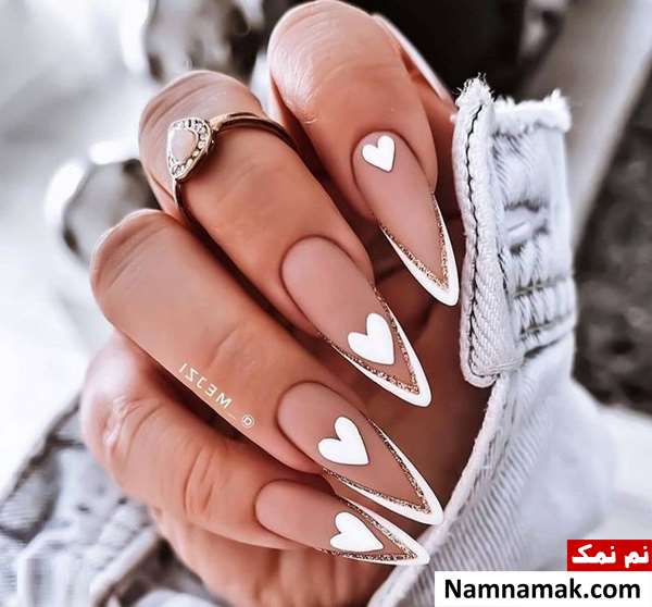 عکس دیزاین ناخن و ناخن لاک زده لاکچری
