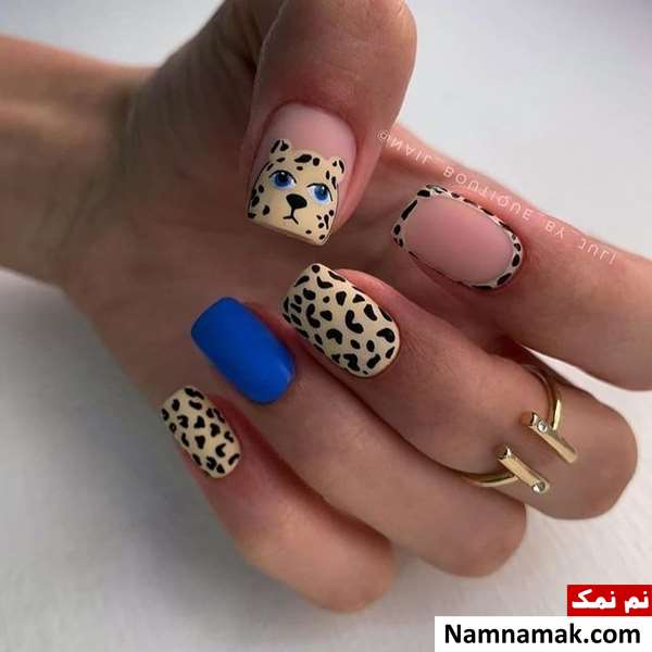 عکس دیزاین ناخن و ناخن لاک زده لاکچری
