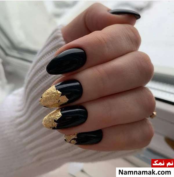عکس دیزاین ناخن و ناخن لاک زده لاکچری