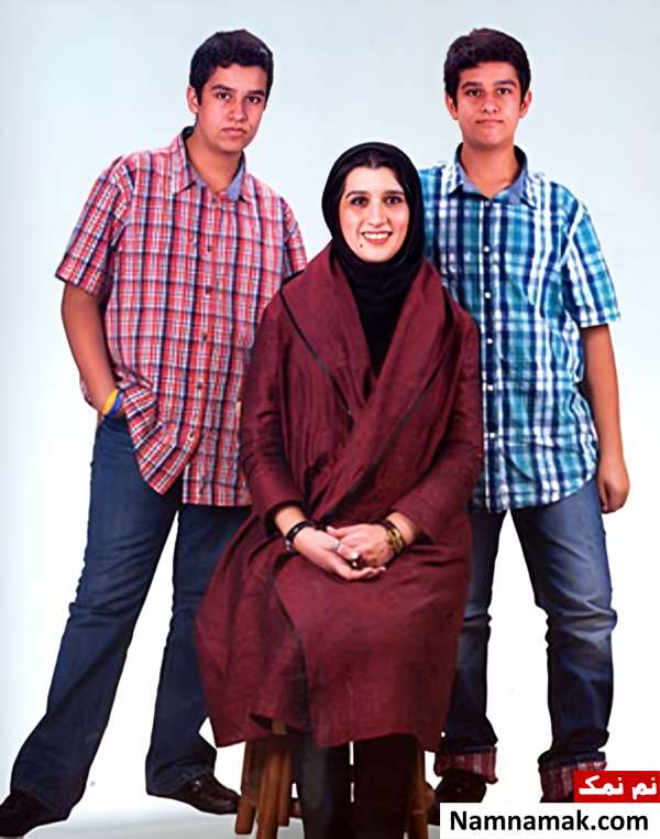 سیاوش و ارشیا سهامی فرزندان دنیا فنی زاده