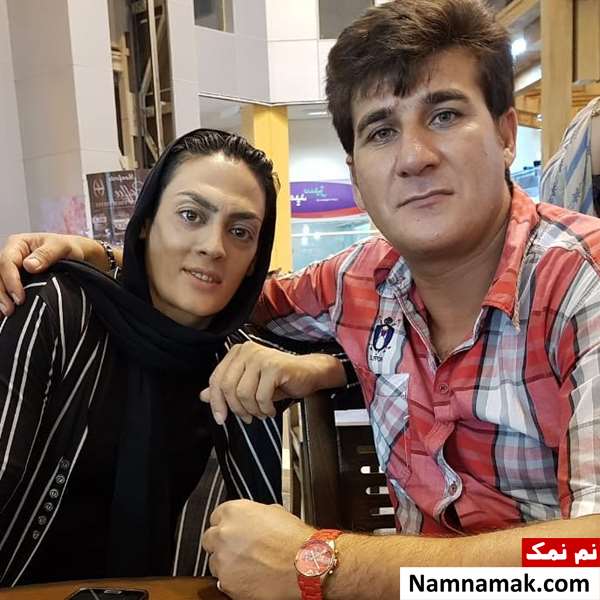 شهربانو منصوریان و همسرش امید نوابی