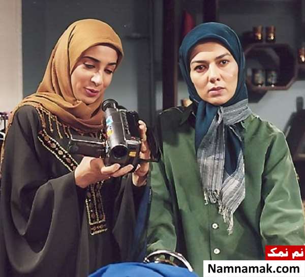 عاطفه نوری و پوپک گلدره در سریال نرگس