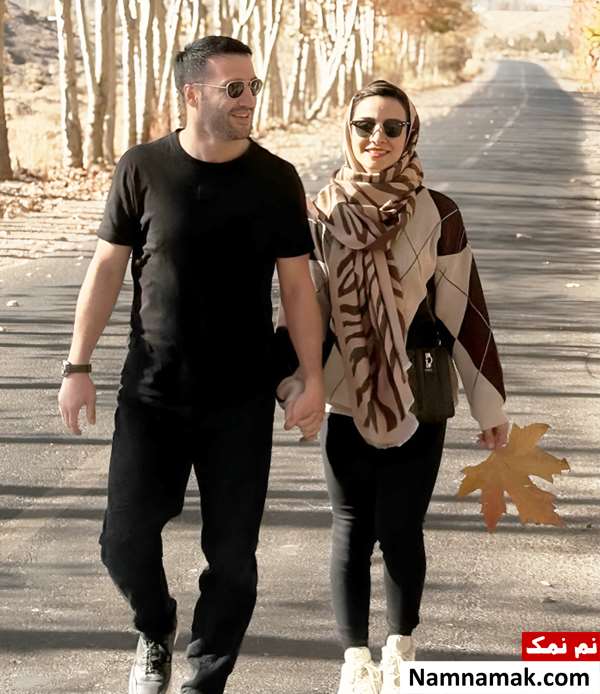 امیر مهدی زاده و همسرش ماندانا پوررضا