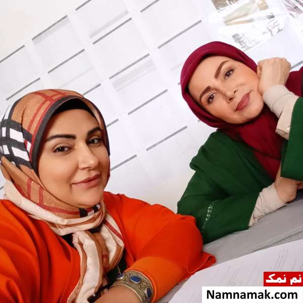 نسرین نکیسا و هلیا غیبی در سریال بهار شیراز