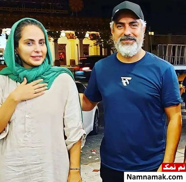 رعنا آزادی ور و همسرش مهدی پاکدل