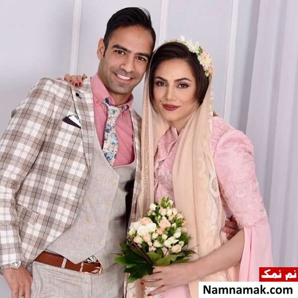 مریم هاشمی و همسرش شهاب کرمی