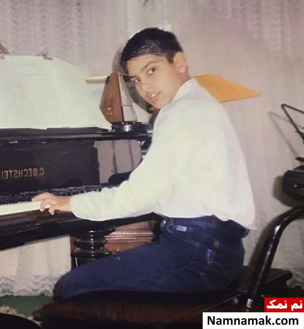 عکس کودکی سیامک عباسی
