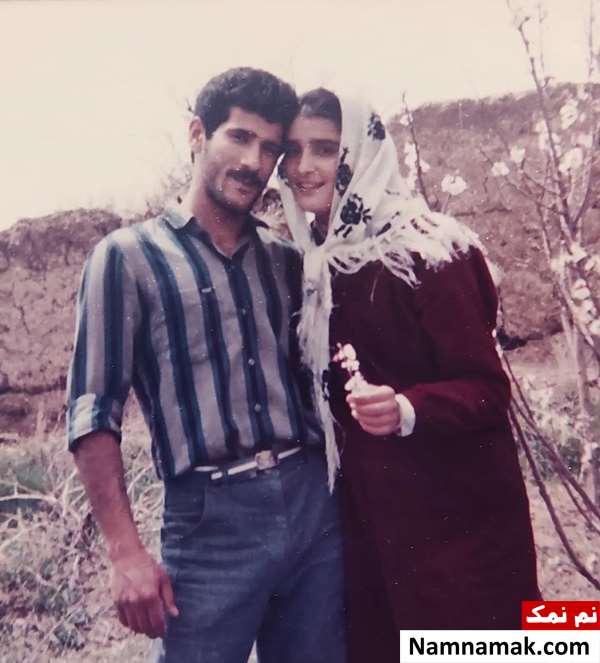 عکس پدر و مادر شکوفه حیدریان