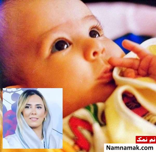 عکس کودکی غزال رجبیان