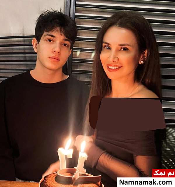 آزاده پوراکبر و پسرش سوشا