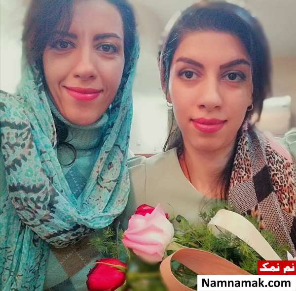 فرانک پرتوآذر و خواهرش روشنک