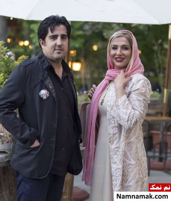 ساغر عزیزی و همسرش