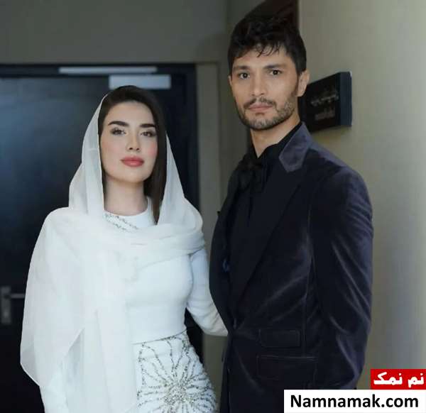 زهرا سامی بازیگر عراقی و همسرش ایلهان شن