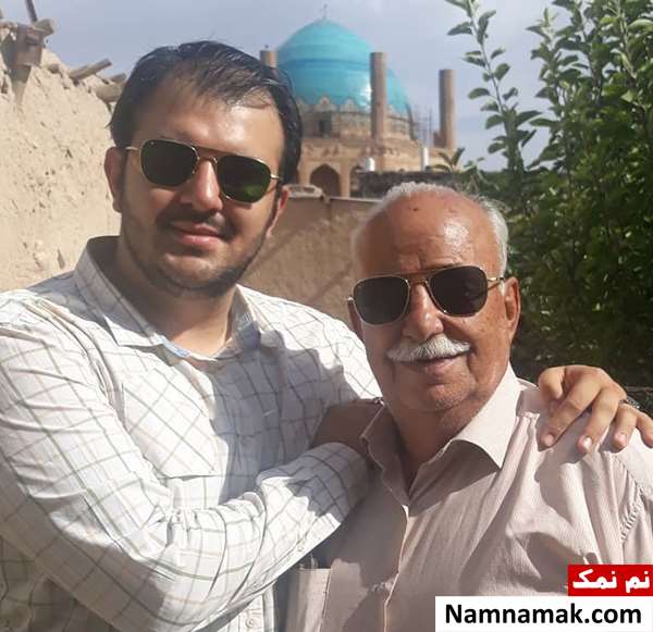محمدرضا احمدی خبرنگار و پدرش
