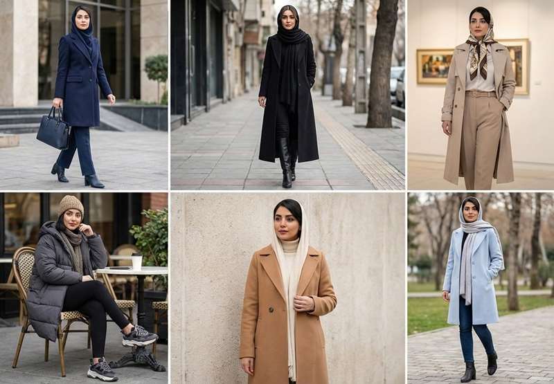 استایل های مختلف با پالتو