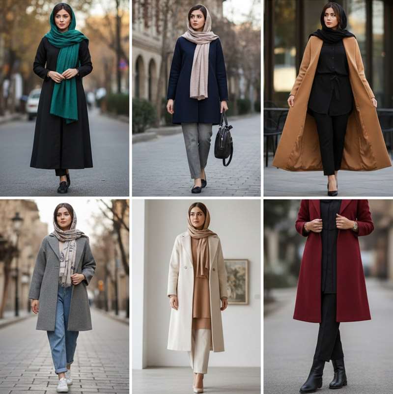 استایل با پالتو های متنوع