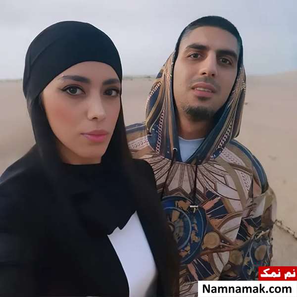 رضا پیشرو و همسرش فروغ پناهی 