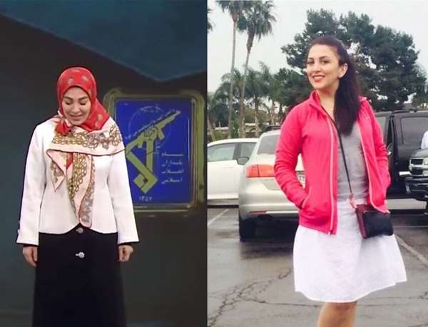 عکس های جنجالی ژیلا صادقی بی حجاب در آمریکا