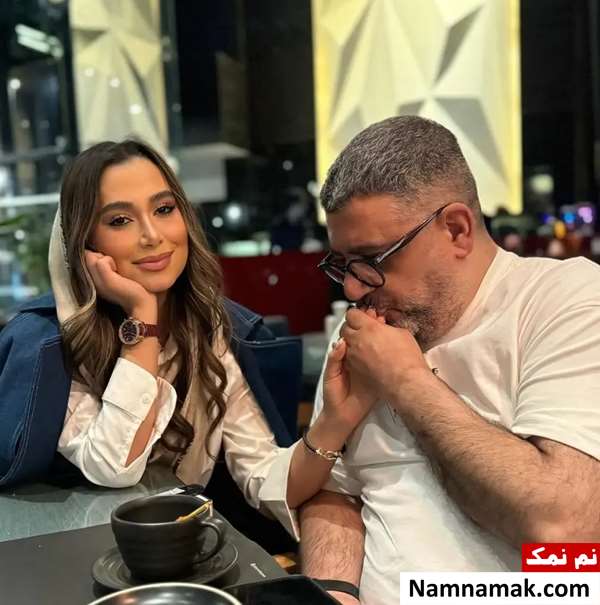 رضا رشیدپور و دخترش هلن