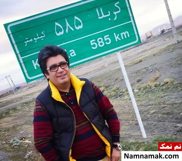 رضا رشیدپور در راه کربلا