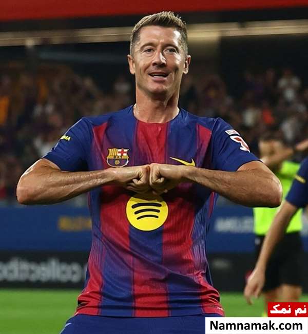 روبرت لواندوفسکی در بارسلونا