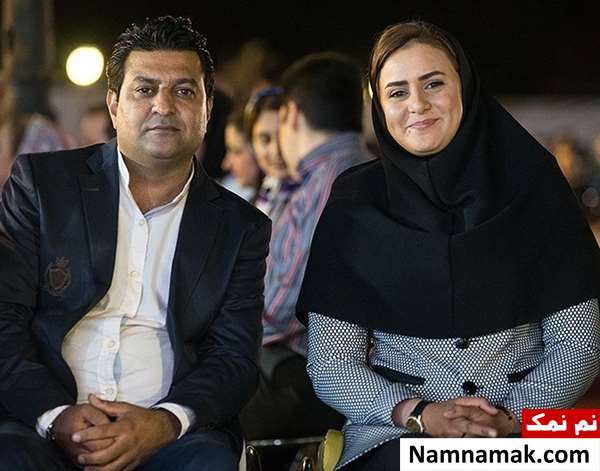 زهرا نعمتی و همسرش رهام شهابی پور
