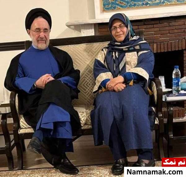 آذر منصوری و سیدمحمد خاتمی