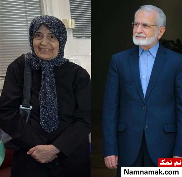کمال خرازی و همسرش منصوره رئیس قاسم