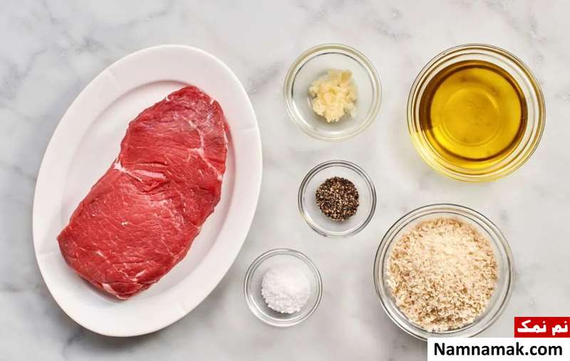 طرز تهیه استیک با سس قارچ